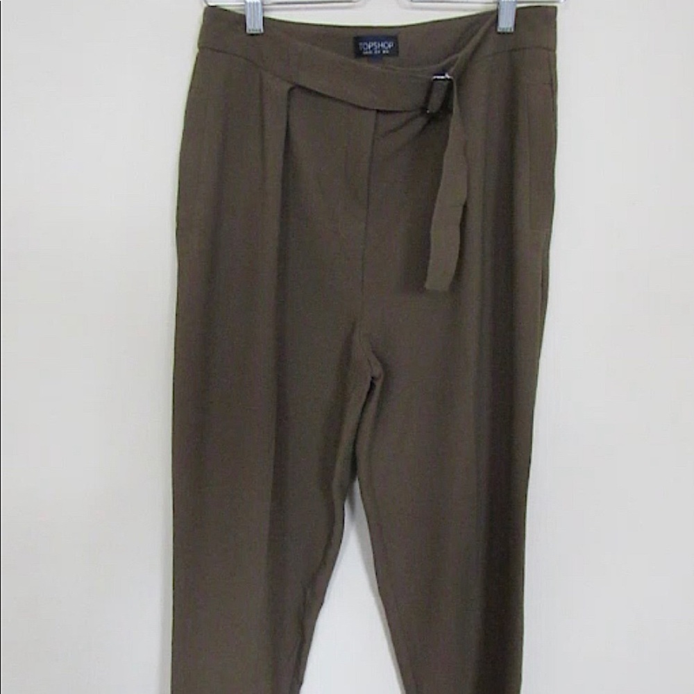 Topshop Belted Trousers